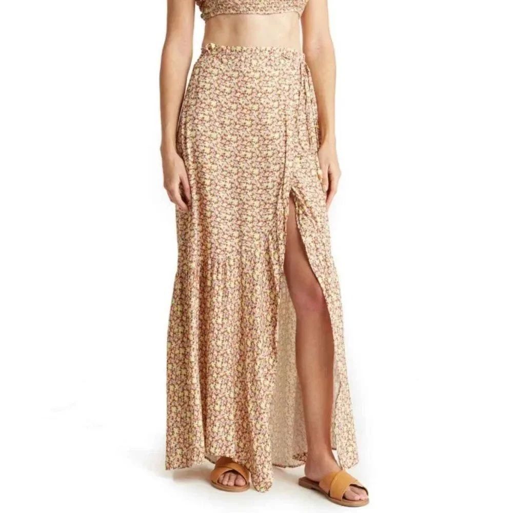 NWT Maaji Floral Full Wrap Skirt